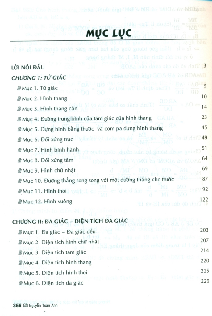 PHƯƠNG PHÁP TƯ DUY TÌM CÁCH GIẢI TOÁN HÌNH HỌC LỚP 8 (Dùng chung cho các bộ SGK hiện hành)